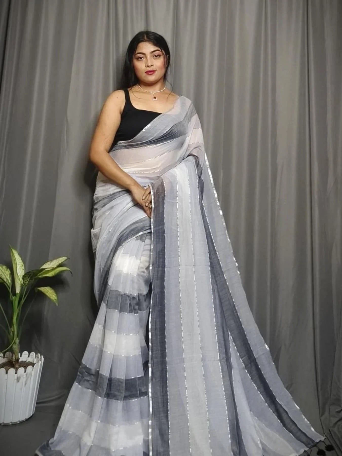 Premium Mulmul Cotton Saree | Breathable Summer Saree